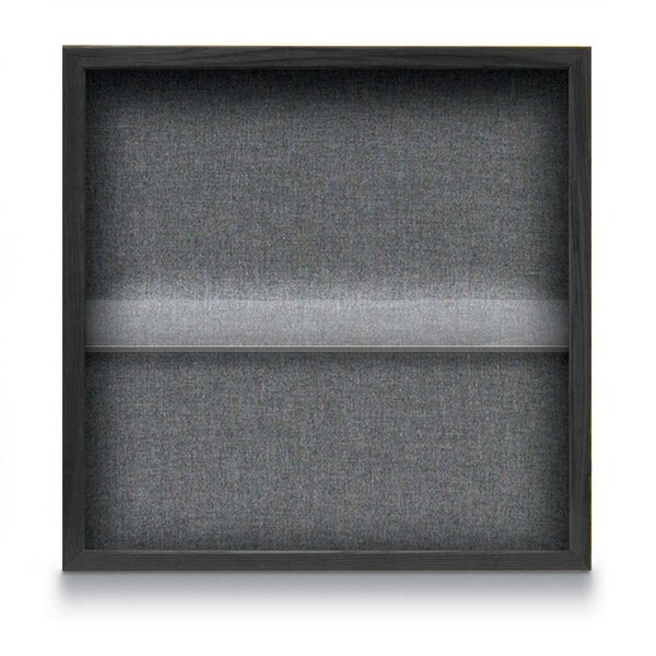 Outdoor Enclosed Combo Board, 48"x36", Bronze Frame/Black & Forbo
